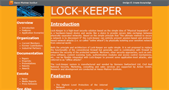 Desktop Screenshot of lock-keeper.org